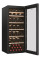 Холодильник Haier для вина, 127x49.7х58, мороз.відд.-198л, зон - 1, бут-84, ST, дисплей, чорний