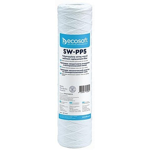 Картридж з поліпропіленової нитки Ecosoft 2.5х10