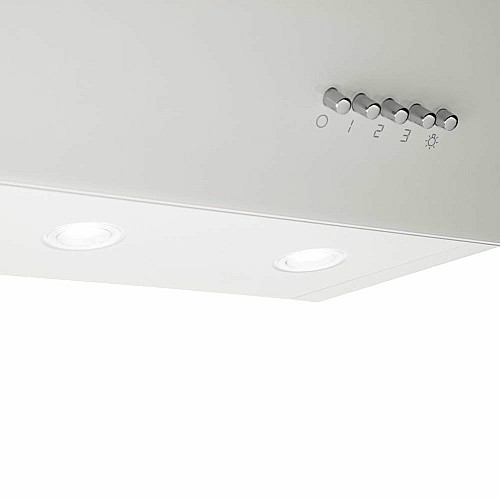 Витяжка ARDESTO похила, 60см, 900м3ч,  скло, 2х1Вт LED, кнопкове, білий