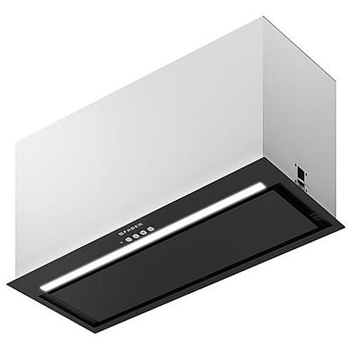 Вытяжка Faber встроенная, 70см, 1119м.куб/час, Inka Lux Evo Bk Matt A70, черный матовый