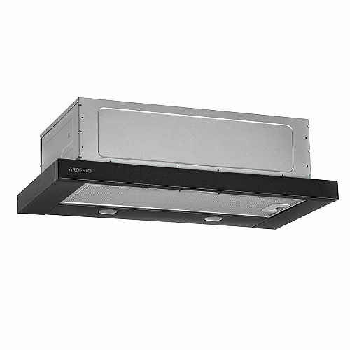 Вытяжка ARDESTO телескопическая, 60см, 450м3ч, металл, 2х1Вт LED, кнопочное, черный