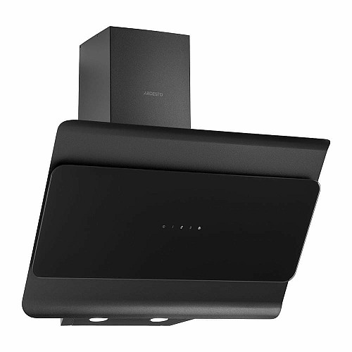 Витяжка ARDESTO похила, 60см, 900м3ч,  скло, 2х1Вт LED, сенсор, чорний
