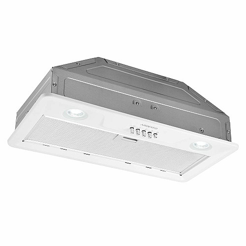 Вытяжка ARDESTO встроенная, 52см, 700м3ч, металл, 2х1Вт LED, кнопочное, белый
