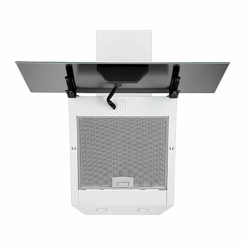 Витяжка ARDESTO похила, 60см, 900м3ч,  скло, 2х1Вт LED, кнопкове, білий