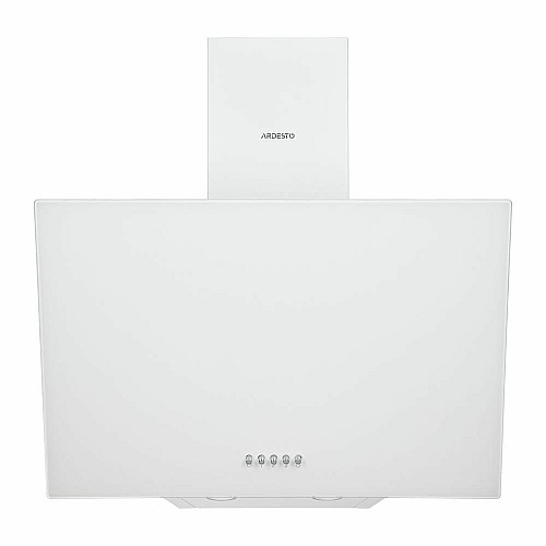 Витяжка ARDESTO похила, 60см, 900м3ч,  скло, 2х1Вт LED, кнопкове, білий