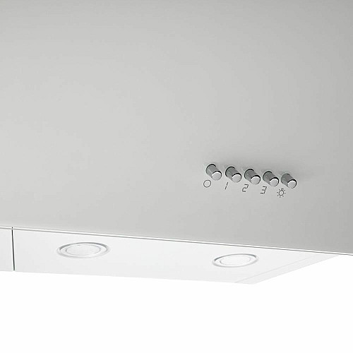 Витяжка ARDESTO похила, 60см, 900м3ч,  скло, 2х1Вт LED, кнопкове, білий