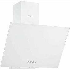 Витяжка ARDESTO похила, 60см, 900м3ч,  скло, 2х1Вт LED, кнопкове, білий