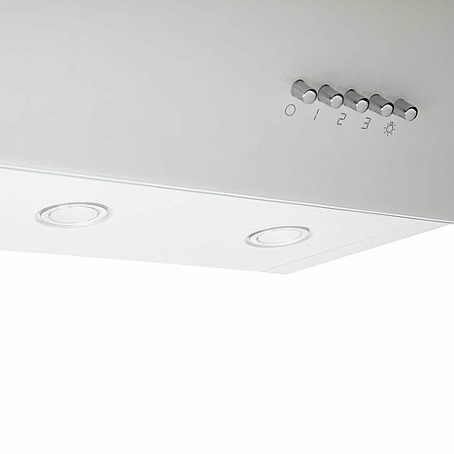 Витяжка ARDESTO похила, 60см, 900м3ч,  скло, 2х1Вт LED, кнопкове, білий