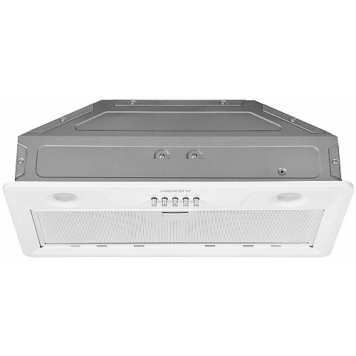 Вытяжка ARDESTO встроенная, 52см, 450м3ч, металл, 2х1Вт LED, кнопочное, белый
