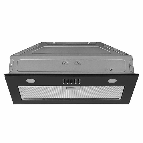 Вытяжка ARDESTO встроенная, 52см, 700м3ч, стекло, 2х1Вт LED, кнопочное, черный