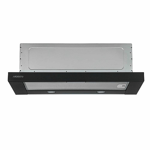 Вытяжка ARDESTO телескопическая, 60см, 450м3ч, металл, 2х1Вт LED, кнопочное, черный