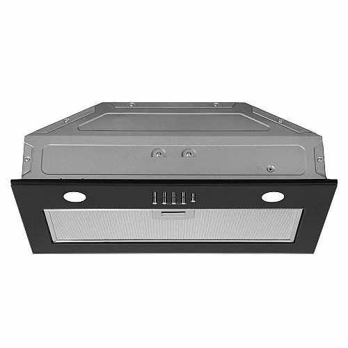 Вытяжка ARDESTO встроенная, 52см, 700м3ч, стекло, 2х1Вт LED, кнопочное, черный