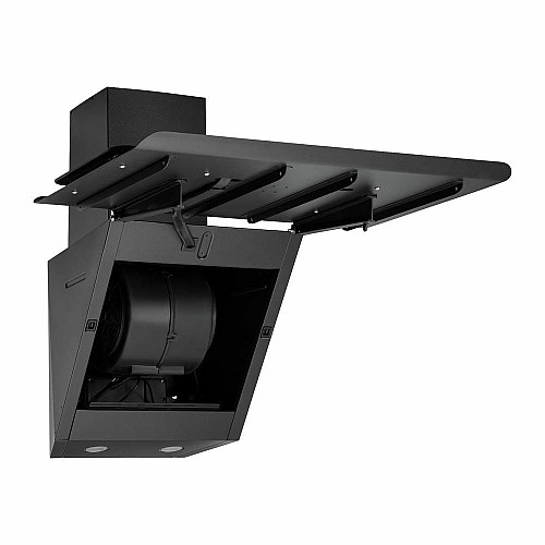 Витяжка ARDESTO похила, 60см, 900м3ч,  скло, 2х1Вт LED, сенсор, чорний