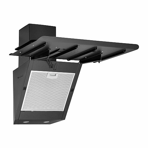Витяжка ARDESTO похила, 60см, 900м3ч,  скло, 2х1Вт LED, сенсор, чорний