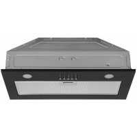 Вытяжка ARDESTO встроенная, 52см, 700м3ч, стекло, 2х1Вт LED, кнопочное, черный