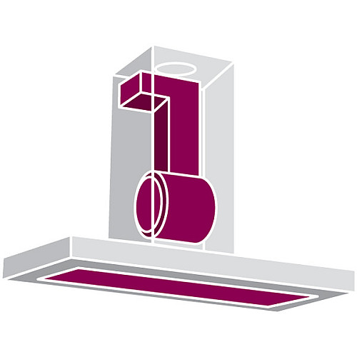 Витяжка Gorenje похила, 60см, 608м.куб/год, чорний