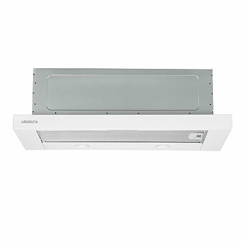 Витяжка ARDESTO телескопічна, метал, 60см, 450м3ч, метал, 2х1Вт LED, кнопкове, білий