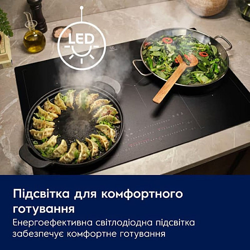 Вытяжка Electrolux встроенная, 54см, 700м.куб/час, Hob2Hood, черный