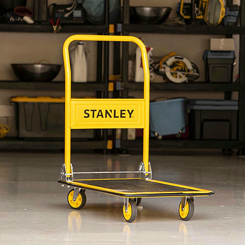 Тележка грузовая Stanley платформенная, антискользящая поверхность, платформа 73,5x47см, до 150кг, 7.7кг