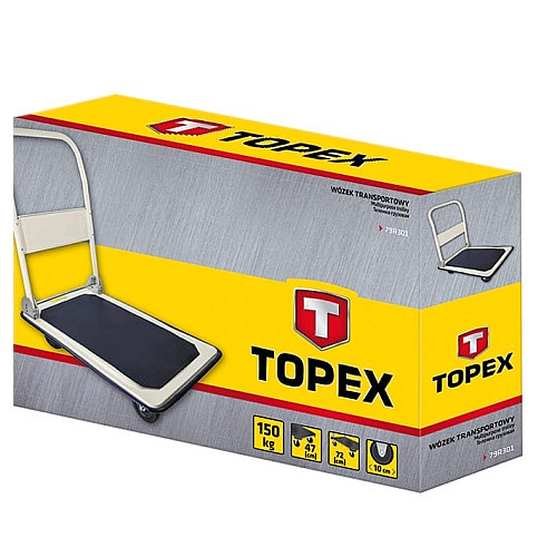 Візок вантажний TOPEX платформний, платформа 72x47см, до 150кг