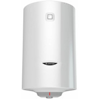 Водонагрівач електр. Ariston круглий PRO1 R 100 V 1.5 К PL DRY, 100л, 1,5кВт, сухий тен, мех. кер-ння, C, Італія, білий