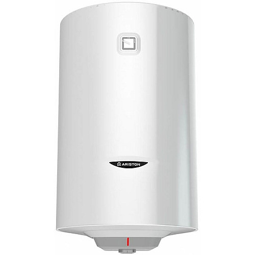 Водонагреватель электр. Ariston круглый PRO1 R 100 V 1.5К PL DRY, 100л, 1,5кВт, сухой тен, мех. кер-ния, C, Италия, белый
