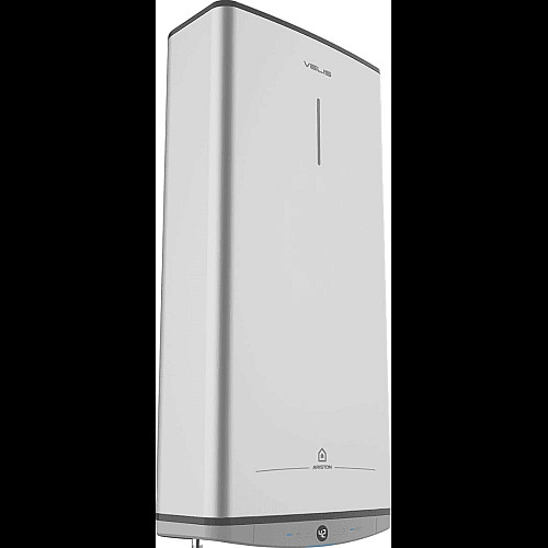 Водонагреватель электр. Ariston плоский слим VELIS TECH 100 EU, 100л, 2*1,5кВт, ун. монтаж, электр. кер-ния, B, Италия, Серый