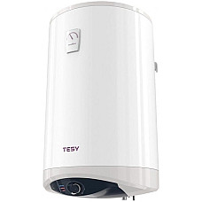Водонагрівач електр. TESY Modeco Ceramic круглий із теплообмінником GCV9SL 1004724D C21 TS2RCP, 100л, 2,4кВт, сухий тен, мех. кер-ння, підключення з лівого боку B, білий