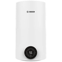 Водонагрівач електр. BOSCH круглий слім Tronic 4000T, 30л, 1,5кВт, сухий тен, вертикальний монтаж, електр. кер-ння, A, білий