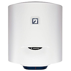 Водонагрівач електр. Ariston круглий BLU1 R PL DRY, 50л, 1,5кВт, сухий тен, мех. кер-ння, C, Італія, білий