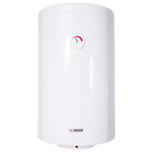 Водонагрівач електр. BOSCH круглий Tronic 2000, 100л, 2кВт, мех. кер-ння, C, білий