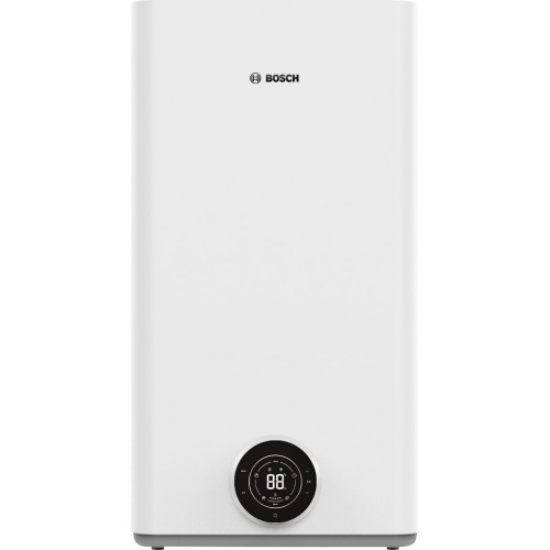 Водонагрівач електр. BOSCH плаский слім Tronic 4500, 80л, 1.5кВт, ун. монтаж, електр. кер-ння, B, білий