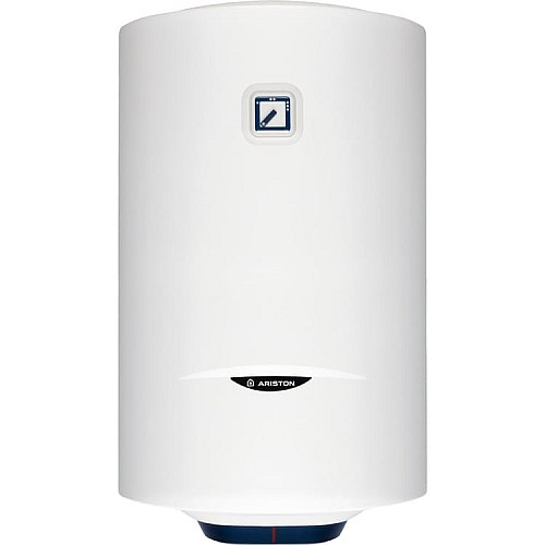 Водонагреватель электр. Ariston круглый BLU1 R PL DRY, 80л, 1,5кВт, сухой тен, мех. кер-ния, C, Италия, белый