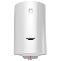 Водонагрівач електр. Ariston круглий PRO1 VTS, 100л, 1,8кВт, непрямий нагрів, мех. кер-ння, з лівого боку C, Італія, білий