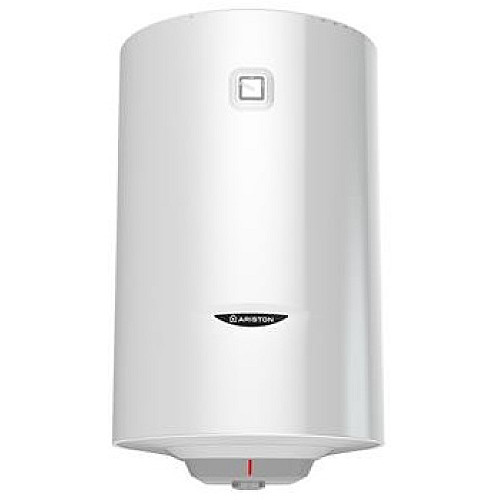 Водонагрівач електр. Ariston круглий PRO1 VTS, 100л, 1,8кВт, непрямий нагрів, мех. кер-ння, з лівого боку C, Італія, білий