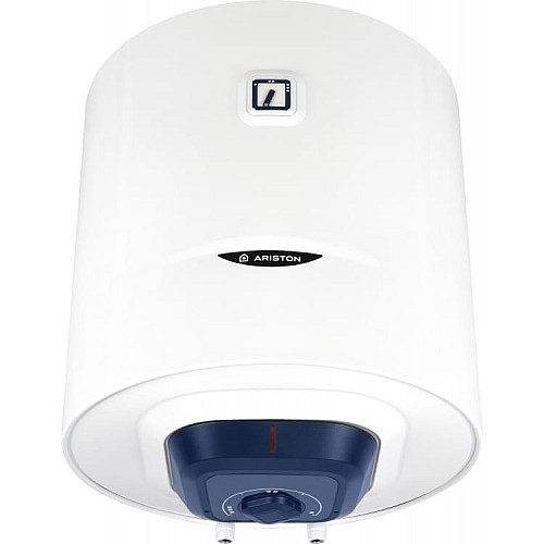 Водонагреватель электр. Ariston круглый BLU1 R PL DRY, 50л, 1,5кВт, сухой тен, мех. кер-ния, C, Италия, белый