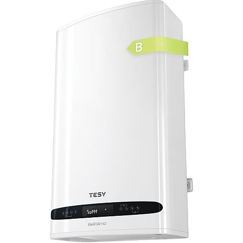 Водонагреватель электр. TESY Bellislimo Cloud плоский GCR 502722 E31 ECW Wi-Fi, 50л, 2,2кВт, ун. монтаж, электр. управление, B, белый