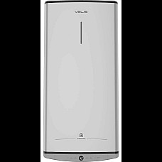 Водонагрівач електр. Ariston плаский слім VELIS TECH 100 EU, 100л, 2*1,5кВт, ун. монтаж, електр. кер-ння, B, Італія, Сірий