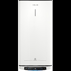 Водонагрівач електр. Ariston плаский слім VELIS PRO DRY WIFI 80 EU, 80л, 2*1,5кВт, сух тен, ун. монтаж, електр. кер-ння, B, Італія, Білий