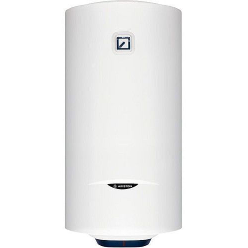 Водонагреватель электр. Ariston круглый BLU1 R PL DRY, 100л, 1,5кВт, сухой тен, мех. кер-ния, C, Италия, белый