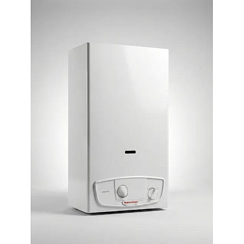 Газова колонка Immergas JULIUS ECO 14 14л/хв 24,3 кВт Low NOx розпалювання від батарейок білий