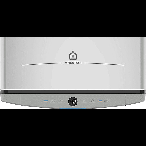 Водонагреватель электр. Ariston плоский слим VELIS TECH 50 EU, 50л, 2*1,5кВт, ун. монтаж, электр. кер-ния, B, Италия, Серый