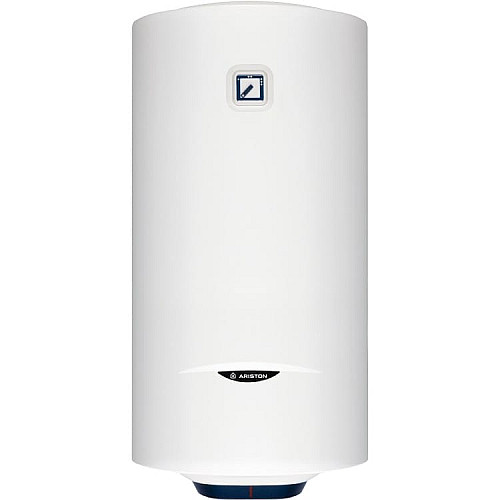 Водонагреватель электр. Ariston круглый BLU1 R PL DRY, 100л, 1,5кВт, сухой тен, мех. кер-ния, C, Италия, белый