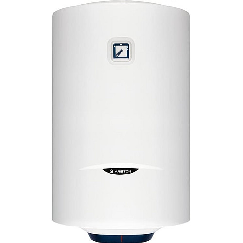 Водонагреватель электр. Ariston круглый BLU1 R PL DRY, 80л, 1,5кВт, сухой тен, мех. кер-ния, C, Италия, белый