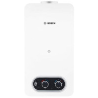 Газова колонка Bosch Therm 4000-T4004 10 л/хв 17.4 кВт регулювання потужності розпалювання від батарейок білий