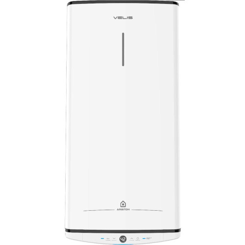 Водонагрівач електричний  Ariston VELIS PRO 100 EU плаский, слім, 100л, 2*1,5 кВт, емал. нагр. ел, ун. монтаж, ел. кер-ня, B, білий
