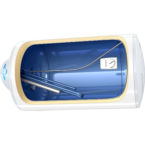 Водонагреватель электр. TESY Anticalc REV 100 круглый GCR 1004424D B14 TBRC, 100л, 2,4кВт, сухой тен, ун. монтаж, мех. управление, C, белый