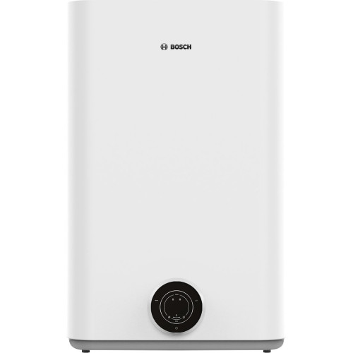 Водонагрівач електр. BOSCH плаский слім Tronic 3500, 100л, 1.5кВт, ун. монтаж, електр. кер-ння, B, білий