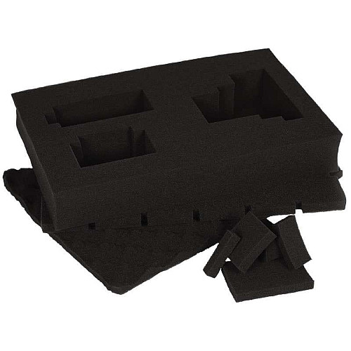Кейс для инструмента Einhell E-Case S-F, 13.1х44.4х33см, поролоновый вкладыш Grid Foam Set, пластик