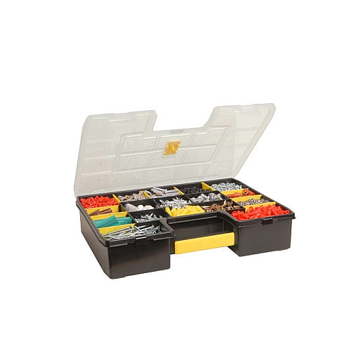 Органайзер Stanley Sort Master, 17 отделений, регулируемые перегородки, 9х43x33см, пластик